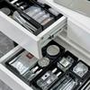 12pcs Multifunct Black Acrylic Transparent Drawer Organizer Set Desktop Storage Box for Makeup Beauty Office Supplies Organizers