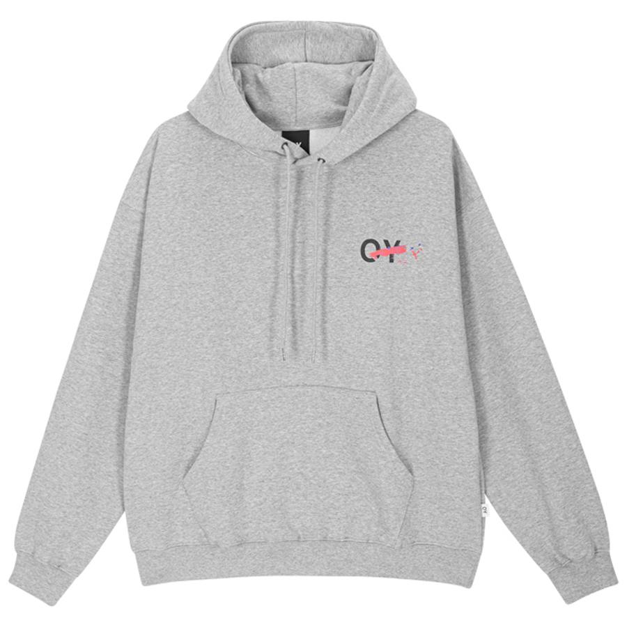 Худи с логотипом Oy Dirty Painting - Серый White/1Size