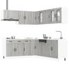 Kalmar 11-Piece Kitchen Cabinet Set Sonoma Oak Grey
