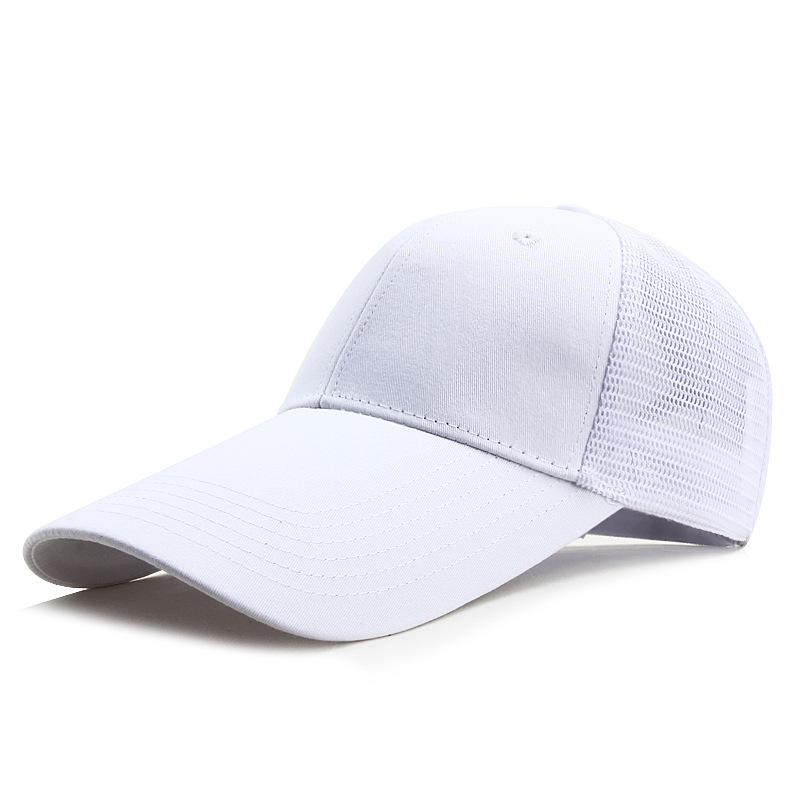 11cm Long Peak Sun Cap Lady Summer Sunshade Sport Hat Men Big Size Mesh Baseball Caps 55-60cm 60-65cm