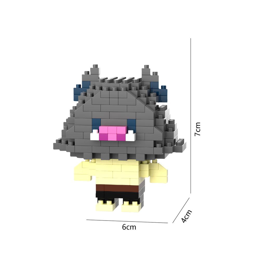 Building Blocks Particle Cartoon Kawai Desktop Ornaments Halloween Birthday Gifts Christmas Toys Cuddly Toy Dinosaur Puzzle
