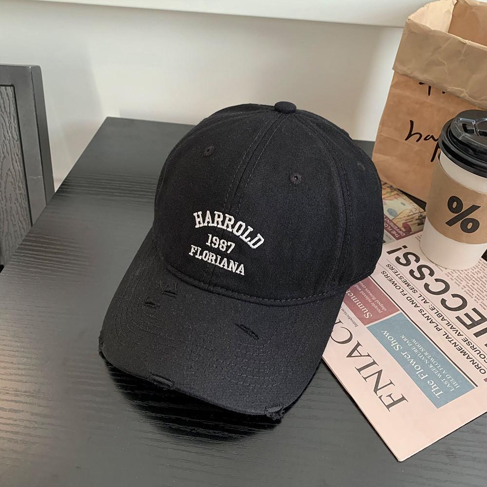 Letter Harrold 1987 Embroidered Baseball Cap For Unisex Adults Hat Breathable