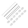 12PCS Plastic Material Machine Head Tuner Screws Washers Included Tuning Key Buttons  For Guitars