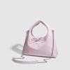 2025 Autumn Winter Simple Handbag Gentle Sweet Bow Tie Korean Style Simple Casual Crossbody Bag Tote Bag