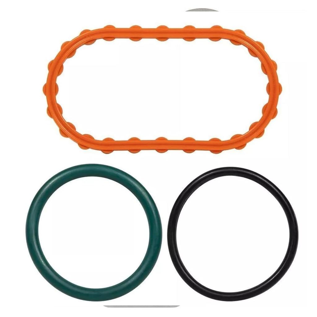 1823182C95 Engine Oil Cooler Mounting Gasket Kit Compatible with Navistar International 1993-1997 DT466E Engines, Replace 1823182C94 1823182C93