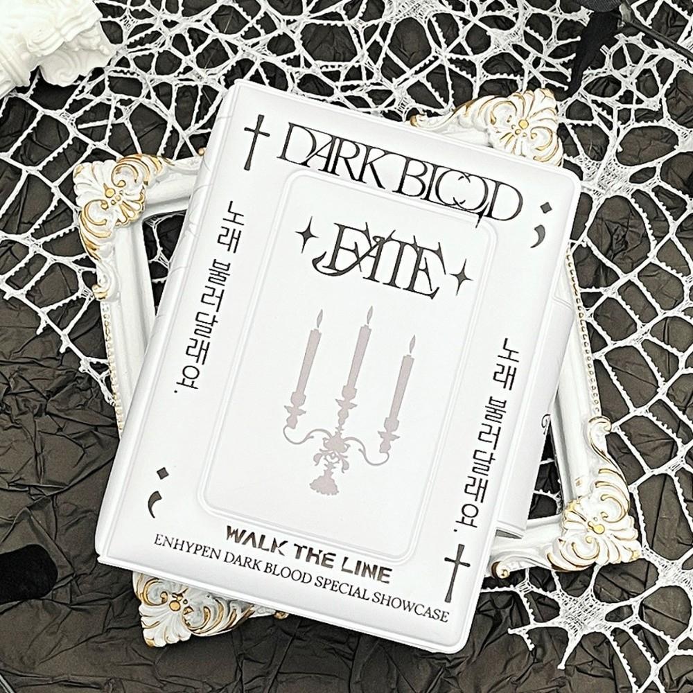 Blue Ice Rain Photocard Binder 3 Inch Mini Postcard Book INS Card Album