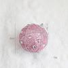 Pink Foam Christmas Ball Ornament - DIY Tree Decoration Topper