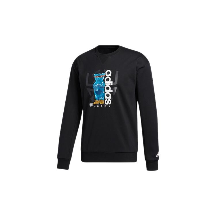 adidas Don Candy Crew Basketball Sports Hooded SweaterMen Black Men s GP2752 L