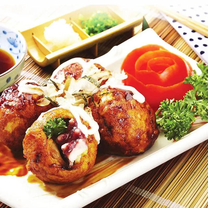 Aluminum Alloy Octopus Small Balls Baking Pan 12 Cavities Takoyaki Maker Home Cooking Tools