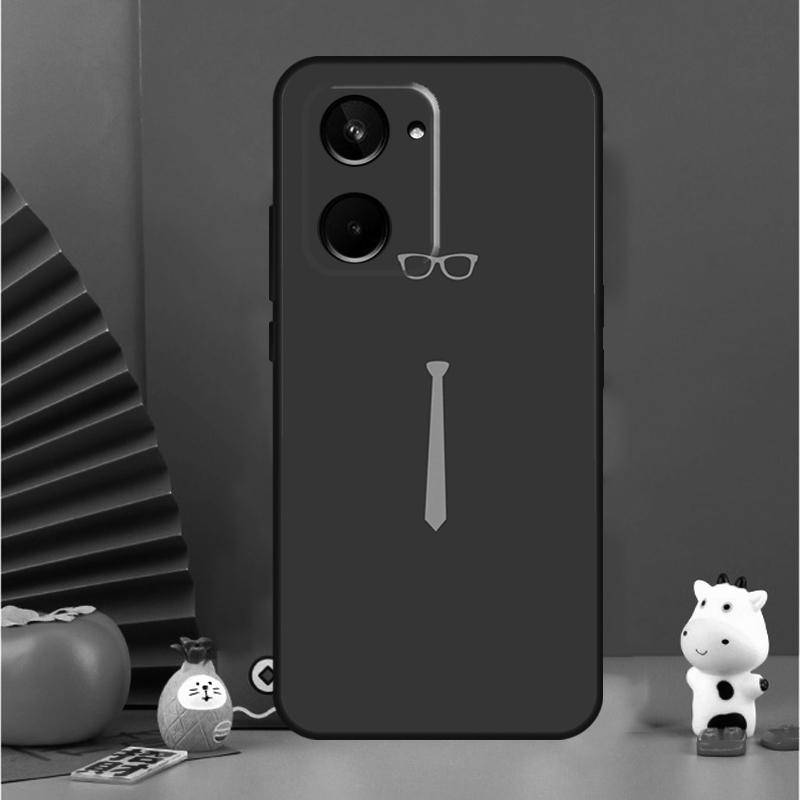 Suit and Tie For Realme 10 11 12 13 14 Pro Plus 15 GT7 Pro GT6 C65 C67 C63 C61 C55 C51 C53 C35 C75 Case