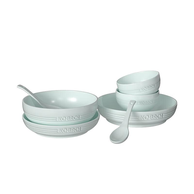 Kobach Celadon Ceramic 7-Piece Tableware Set
