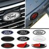 KLYE5 1Pcs Car Front Rear Trunk Logo Cover Stickers For Ford Focus Mondeo MK1 MK2 MK4 MK3 Fiesta ST Line Kugo Transit Auto Accessories