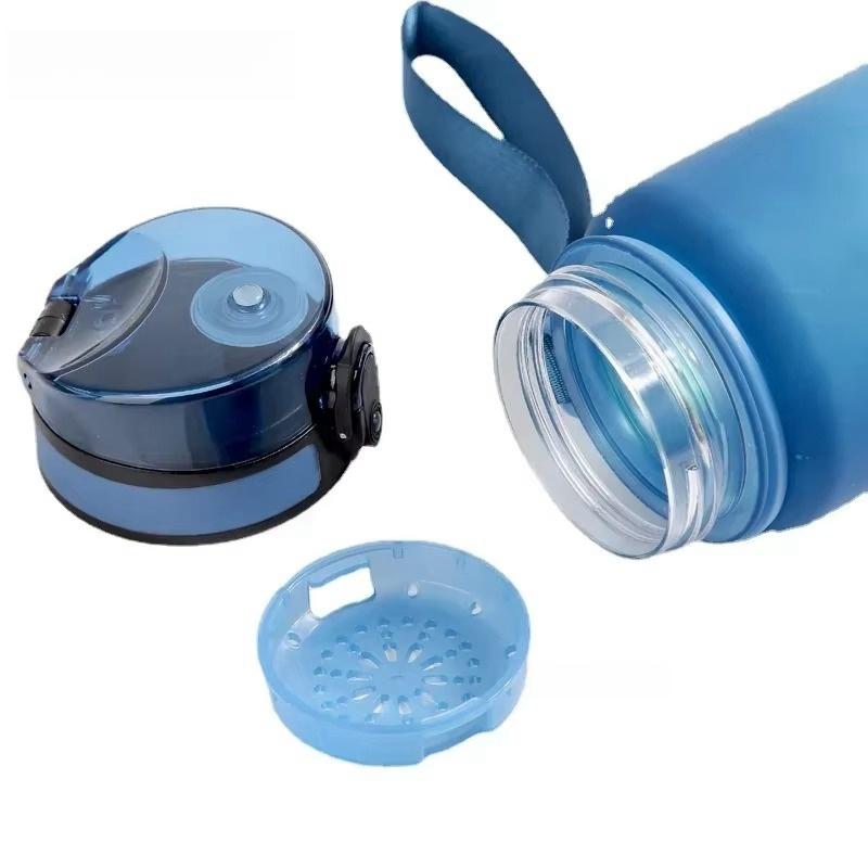 1 Liter Large Capacity Sports Water Bottle Leak-proof Plastic Cup Drink Items Outdoor Travel Camping Portable Gym Fitness Jugs