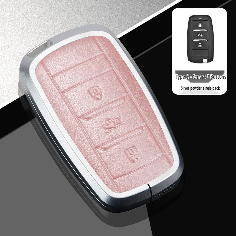 Changan Car Key Cover for Third Gen CS75 Plus, Yidong Plus, CS55, and CS35 Plus