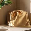 Luxe Handtas Beschermhoes Stofhoes Tas Met Trekkoord Ontwerp Satijnen Opbergzak Grote Capaciteit Draagbare Tas Organizer voor Garderobe En