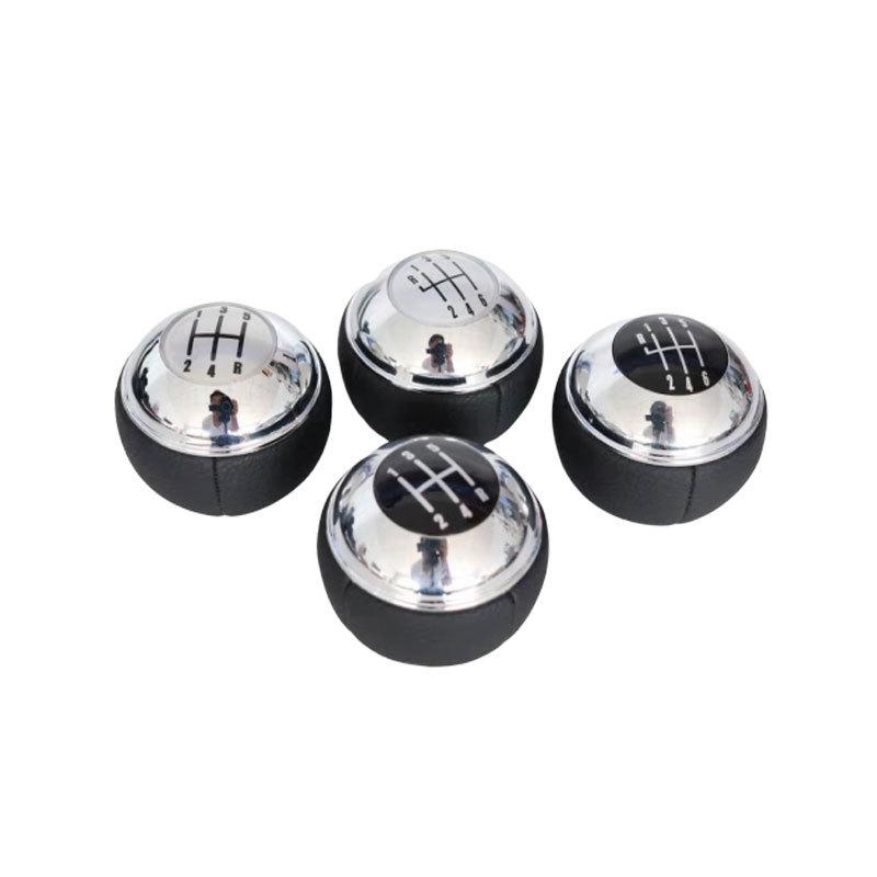 Manuelles 5-Gang 6-Gang Schaltknauf Schalthebel Leder Chrom Für MINI R50 R52 R53 Cooper 2001-2008 25117542272 7540842 7542272