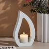 New Diy Water Drop Candle Holder Epoxy Mold Creative Home Decoration Plaster Ornament Silicone Mold