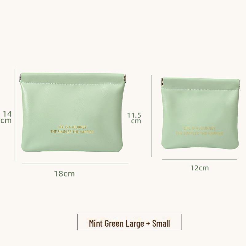 Shrapnel wasserdichte Kosmetiktasche aus PU-Leder – kompakte Aufbewahrung für Make-up und digitales Zubehör