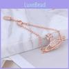Fashionable Women's Star-shaped Bracelet Alloy Material Silver And Rose Gold Perfect Gift