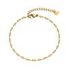 Adjustable Satellite Beaded Anklet Bracelets for Women ,Stainless Steel Summer Beach Foot Chain Stainless Steel Waterproof