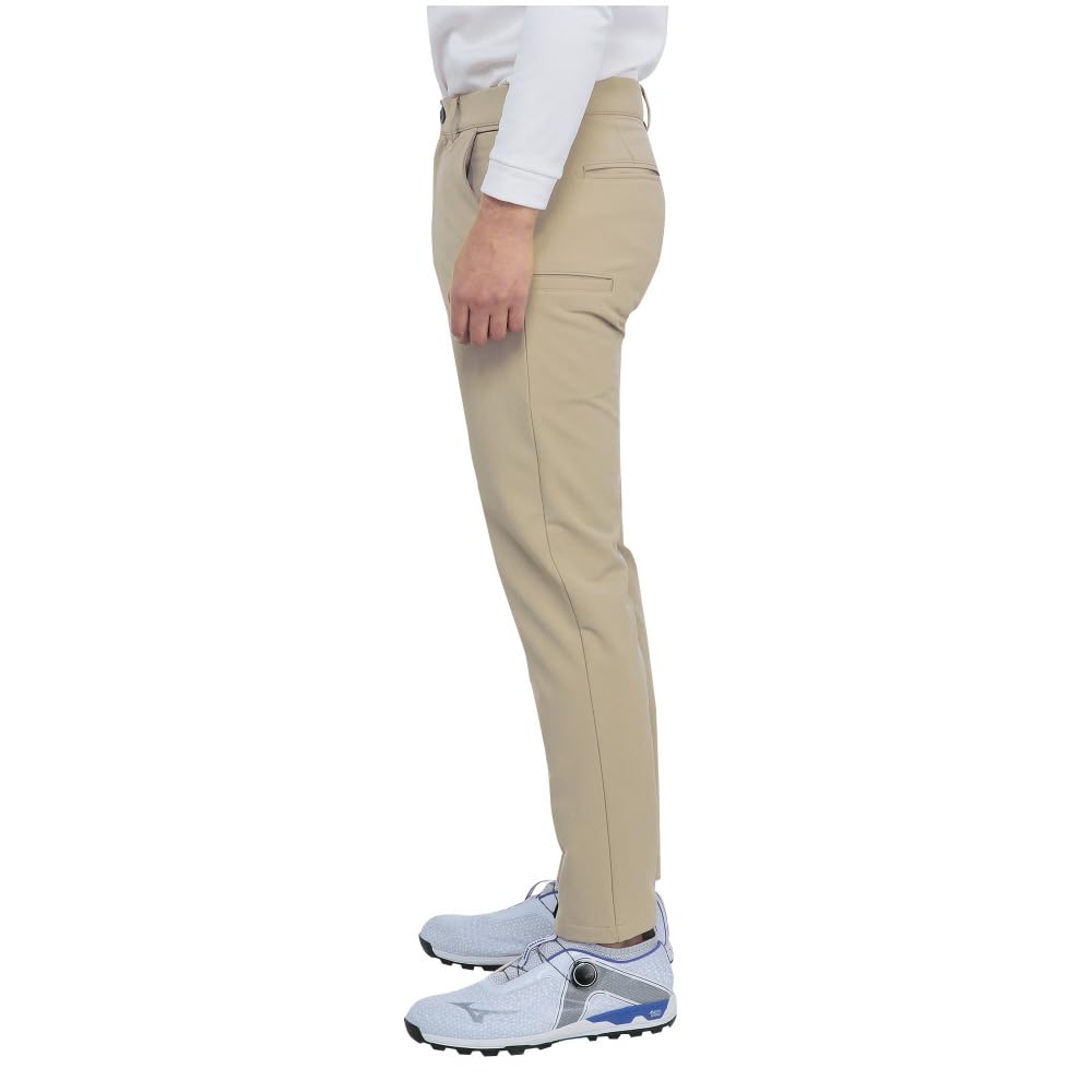 Golf Wear Breath Thermo Stretch Heat Generating Stretch Mizuno Movetech E2MFB503 Mocha Beige [Mizuno] Pants, Material, Men's