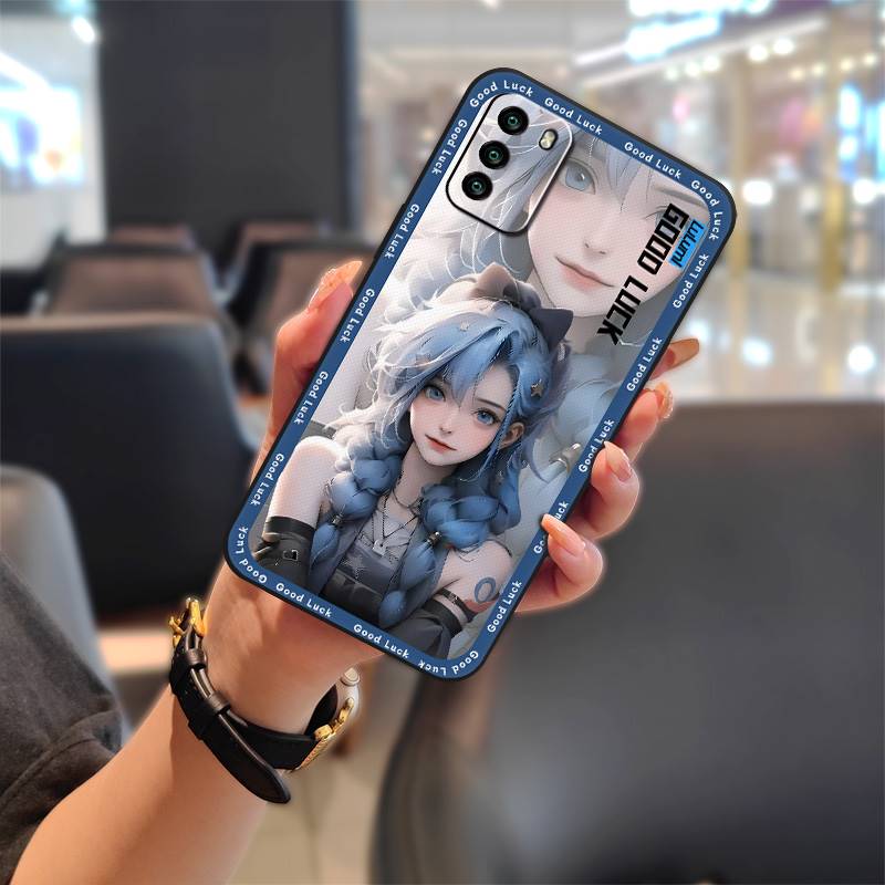 Fashion Design Dirt-resistant Phone Case For Xiaomi Poco M3 Silicone Anti-knock Soft Case Full Wrap Cartoon Protective