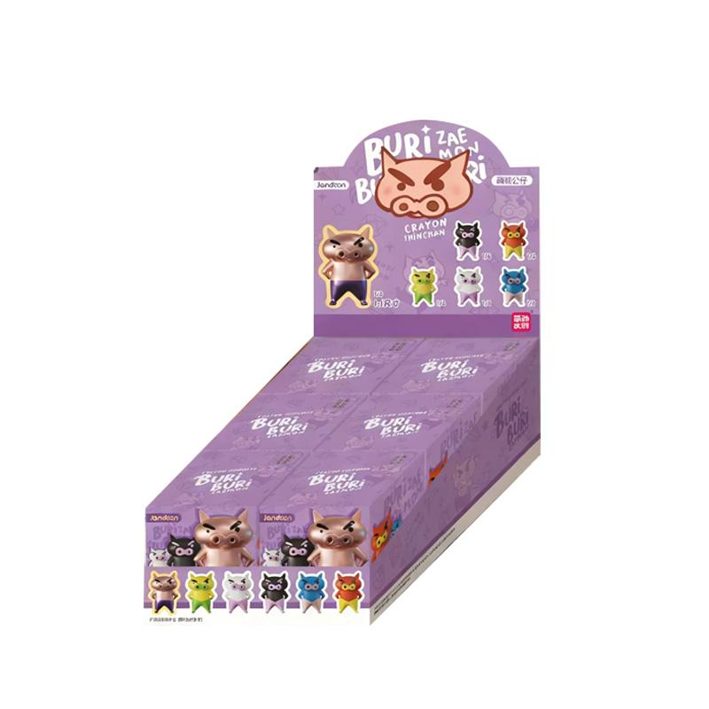 Jandon Anime Crayon Xiaoxin Buri Buri Zaemon Serie Kleine Figur Buri Buri Zaemon Kleines Spielzeugpuppe Schreibtischdekoration Geschenk
