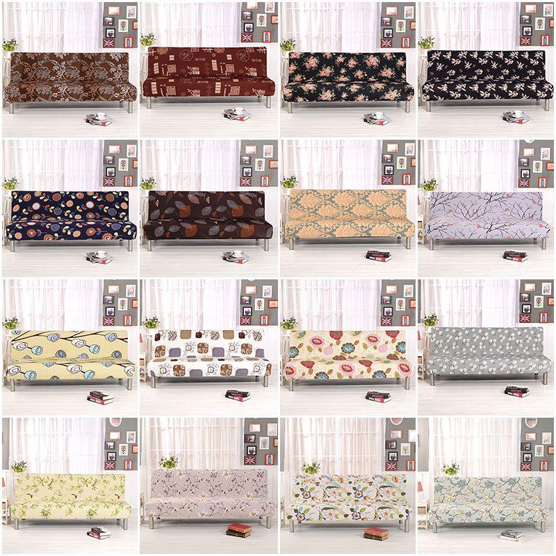 Luxurious Soft Slipcover For Armless Sofa Bed With Wrinkle Resistant And Easy Care Feature