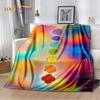 Naturalize Yoga Zen Meditation Rainbow 7 Chakra Blanket,Flannel Throw Blanket for Home Bedroom Bed Sofa Picnic Hiking Cover Kids