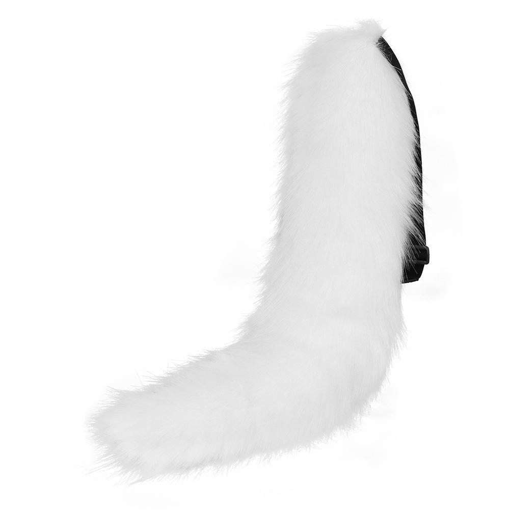 Simulated animal tail cos Fox tail costume for cosplay events, live streaming props, wolf tail, dog tail accessories