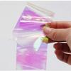Mirror Glitter Decal Nail Foil Film Laser Cellophane Aurora Broken Glass Foils Nails Art Decoration