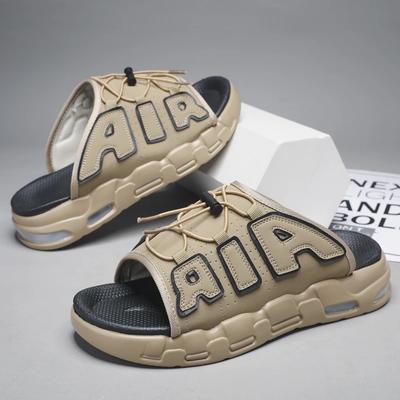 Summer Sandals Outdoor Thick Sole Versatile Beach Anti Slip Shoes 2024 New Men's Brand Designer Fashion Slippers Size 39-46