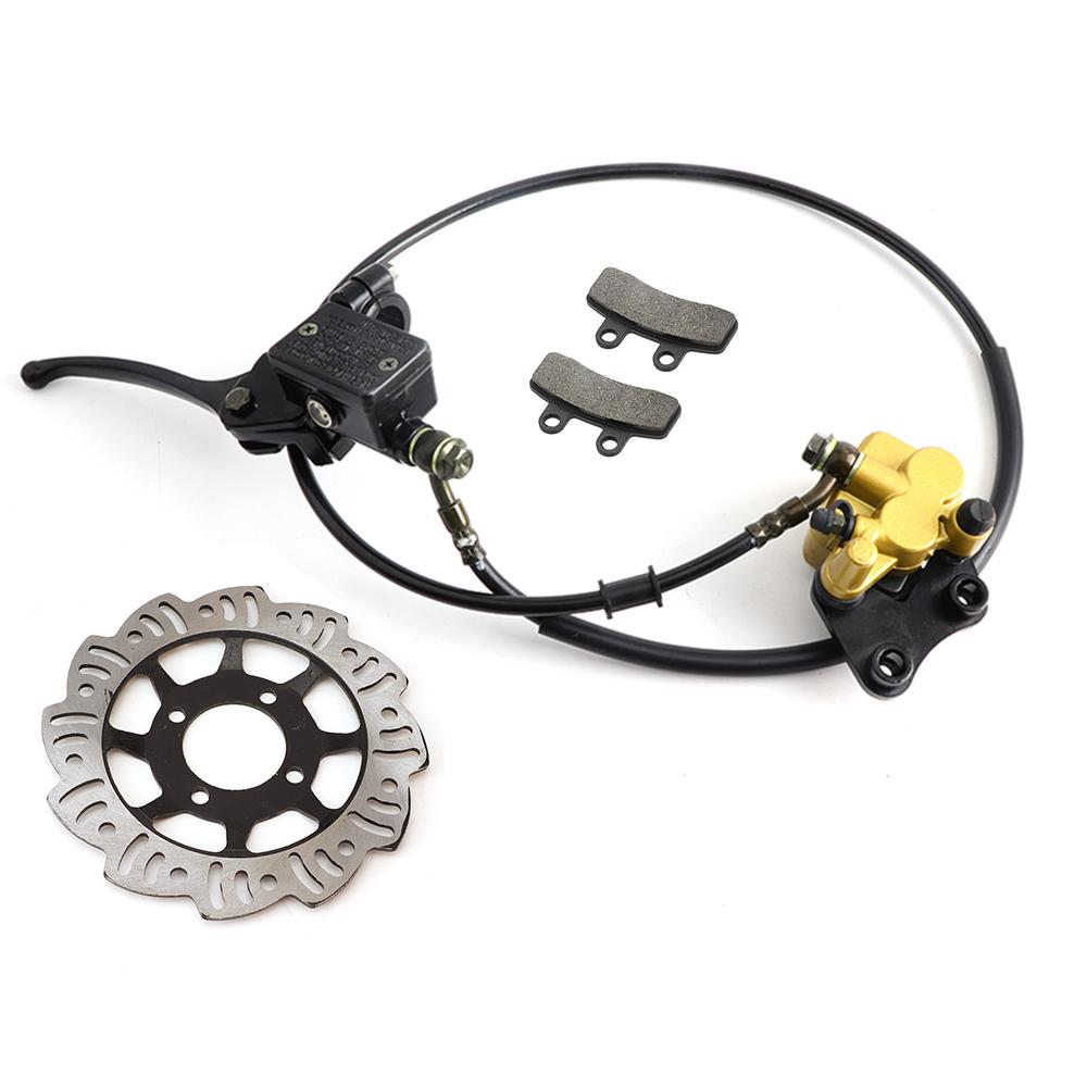 Kit de Freio a Disco Hidráulico Dianteiro / Traseiro para Motocicleta Para a Maioria das Motos de Cross Pit Dirt Bike 50cc-125cc BBR TTR CRF 50 XR Apollo