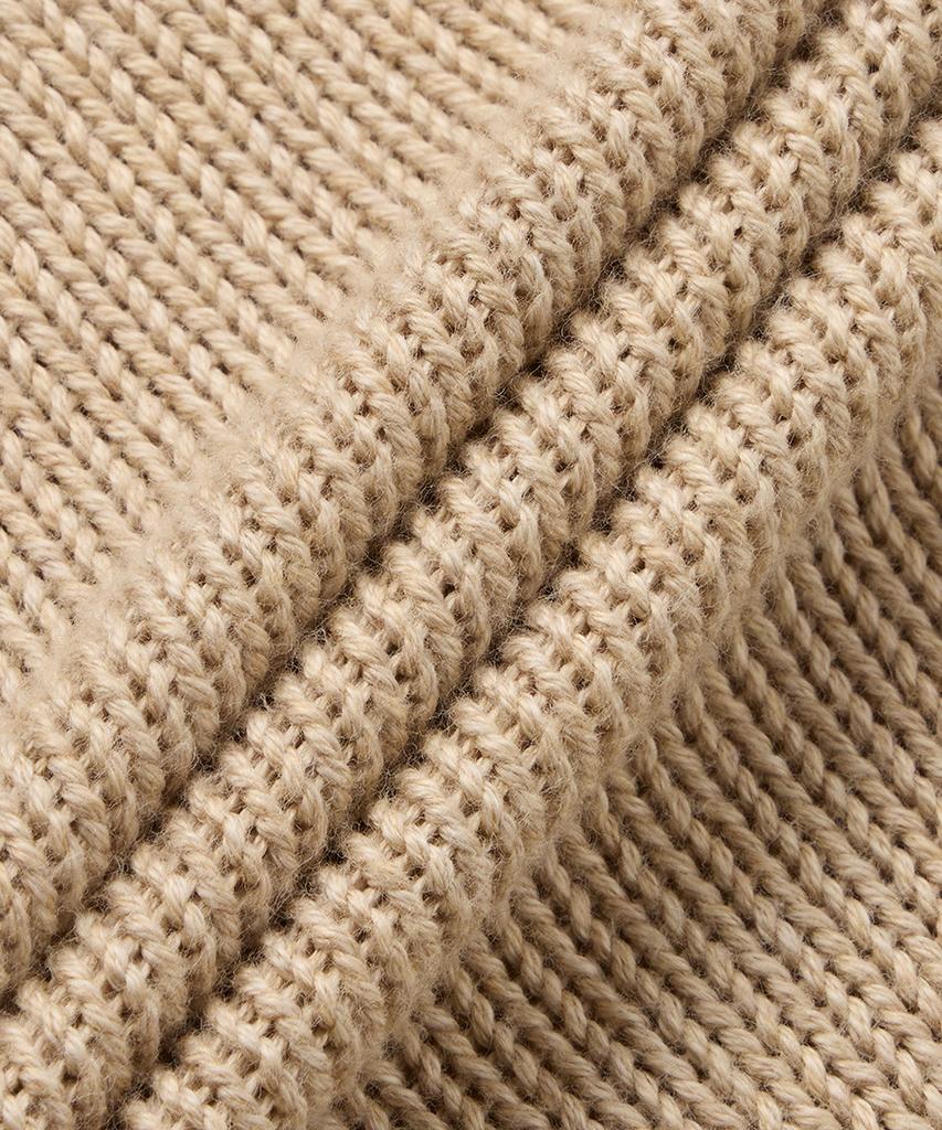 POLO RALPH LAUREN Cotton Quarter Zipper Sweater - Brown
