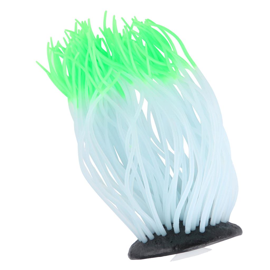 Simulation Artificial Silicone Sea Anemone Coral Ornament for Aquarium Fish Tank Decor