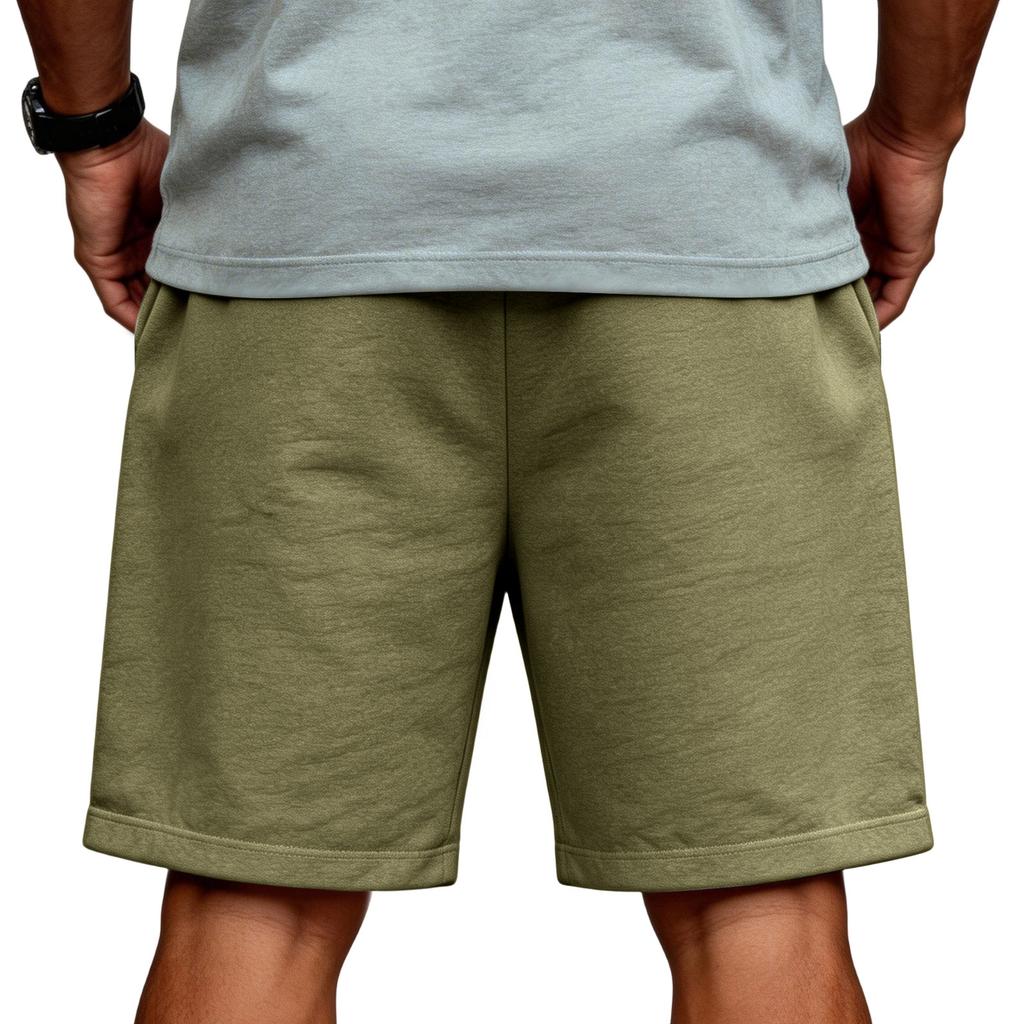 Men's Casual Drawstring Waist Shorts with Flag Print Lightweight Comfortable Fit Suitable for Daily Wear and Outdoor Activities