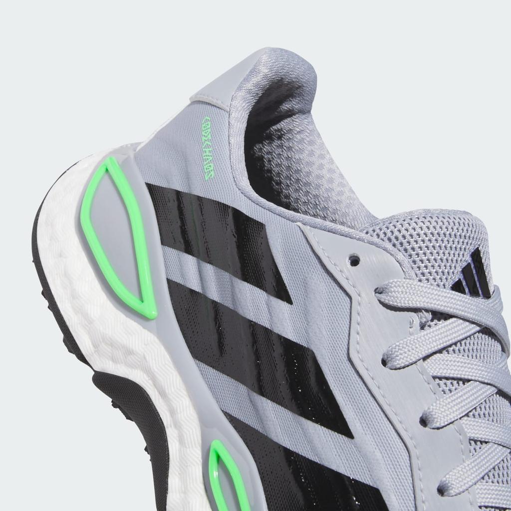 adidas CODECHAOS 27 SPIKELESS GOLF KI5736 Men's Performance Sports Shoes Halo Silver / Core Black / Screaming Green