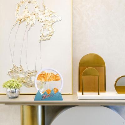 Decorazione Quadro Artistico 3D Pittura di Sabbia Cinetica Paesaggio Artistico Ornamento Decorativo da Tavolo per