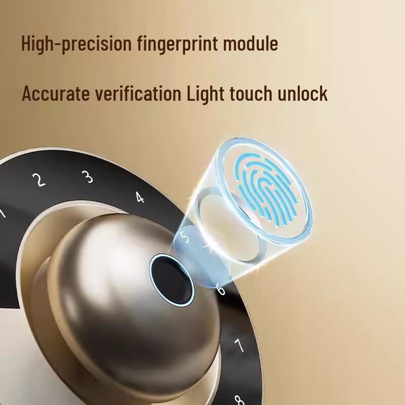 Deli 45cm Home Safe with Fingerprint & Password