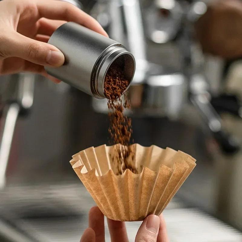 Coffee Filter Paper Disposable Cake-type Hand-wash Filter Paper Drip Coffee Powder Filter Bag Barista Tool Coffeeware Teaware