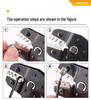 SN58B Electrical Wiring Terminal Crimping Pliers Set for Wire Harness and Connector Inserts