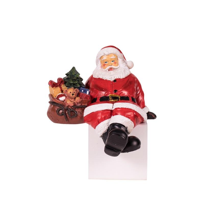 1pcs Santa Claus Table Ornaments Home Christmas Gift Scene Christmas Decoration Resin Crafts