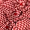 Checkered Retro Down Jacket Girls Fashionable Casual Cotton Coat Little Girl
