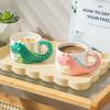 Cartoon Crocodile Ceramic Mug Cute Coffee Milk Tea Water Cup Creative Couple Breakfast Cups Household Drinkware