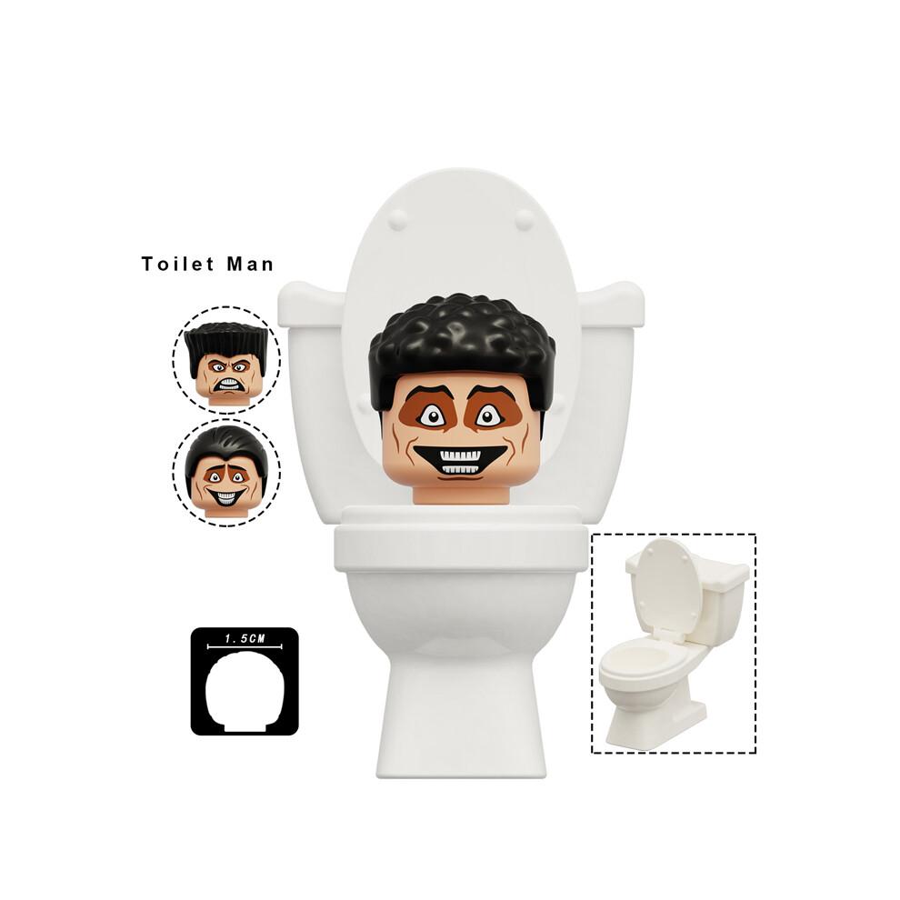 14 Stück Toiletten-Skibidi Bausteine TV-Monitor Kamera DIY Minifiguren Kinderspielzeug Passend für Lego