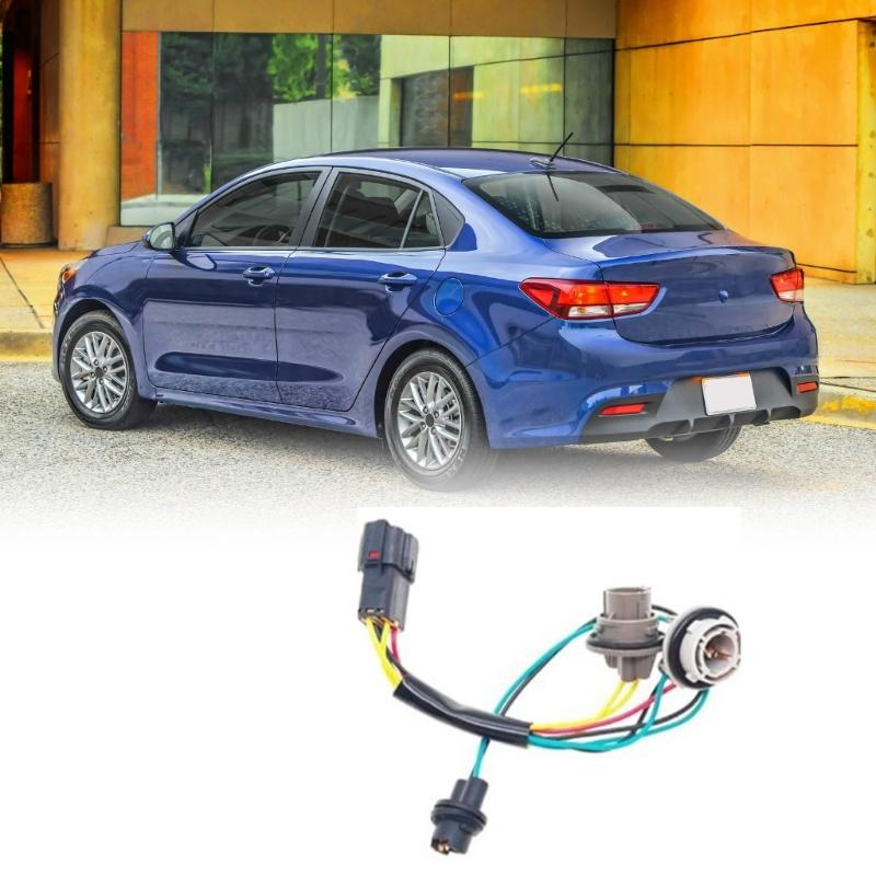 Montagem de Fiação da Lanterna Traseira de Encaixe Direto Manga Corrugada Resistente a Altas Temperaturas 92480A9020 para Uso em Carro de 15 a 18