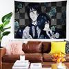 BBlack Anime BButler DIY Wall Tapestry For Living Room Home Dorm Decor Wall Art Decor