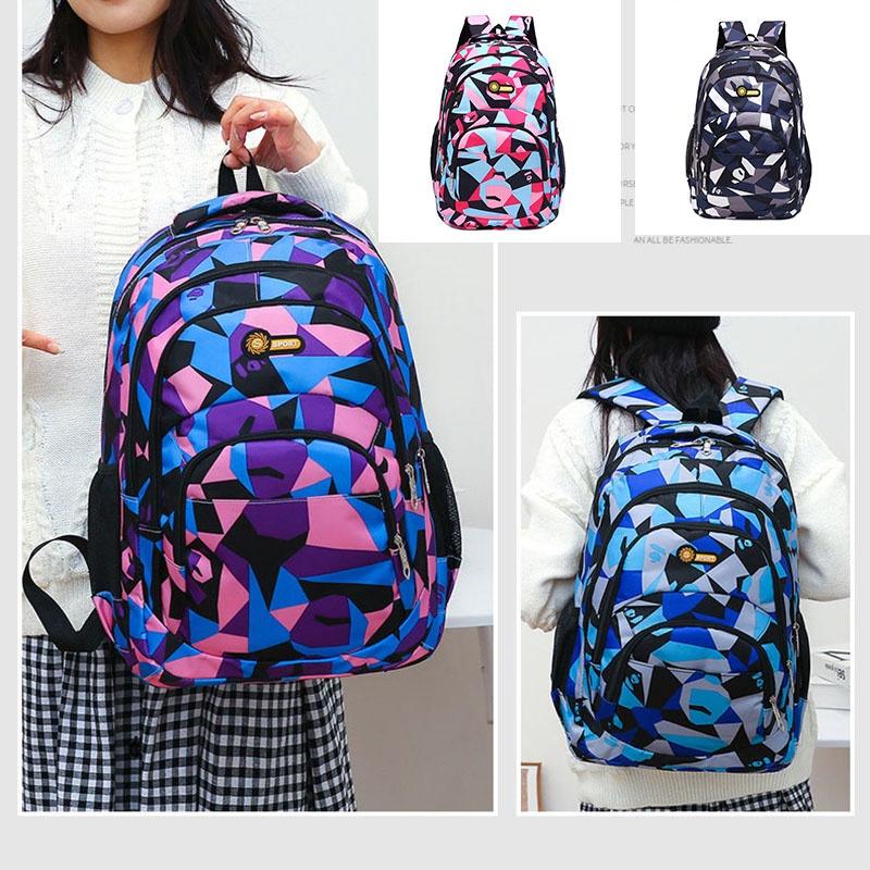 Zaino Tattico Camouflage alla Moda per Uomo e Donna Elegante Borsa da Viaggio per Studenti Capacità 20-35l