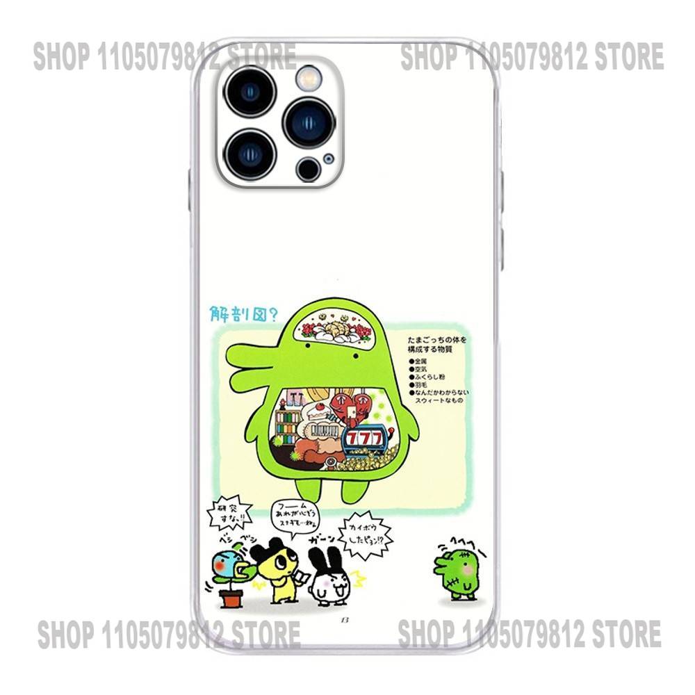 Game T-Tamagotchi K-Kuchipatchi Phone Case For iPhone 17 16,15,14,13,12,11 Plus,Pro,Max,XR,Plus,E,Mini Transparent Soft Cover