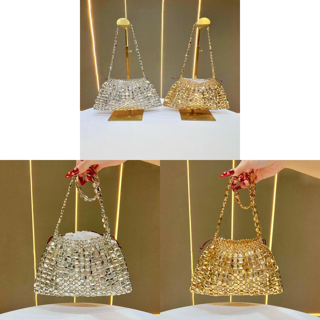 Acrylic Crossbody Bag For Women With Drawstring Closure For Daily Use